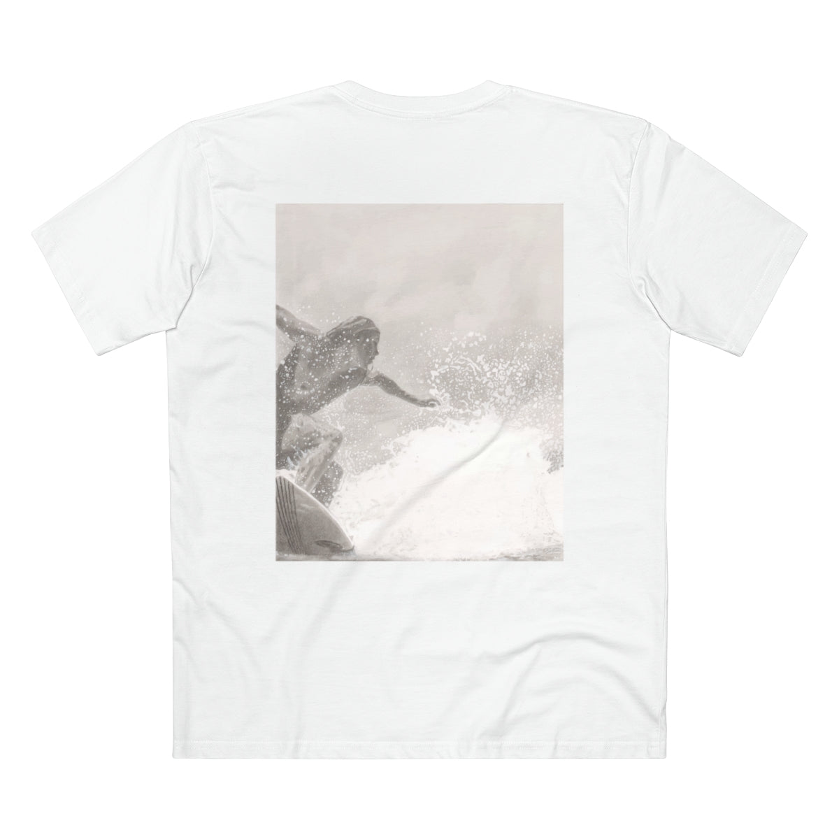 Surfer - Original Drawing - Men's Staple Tee