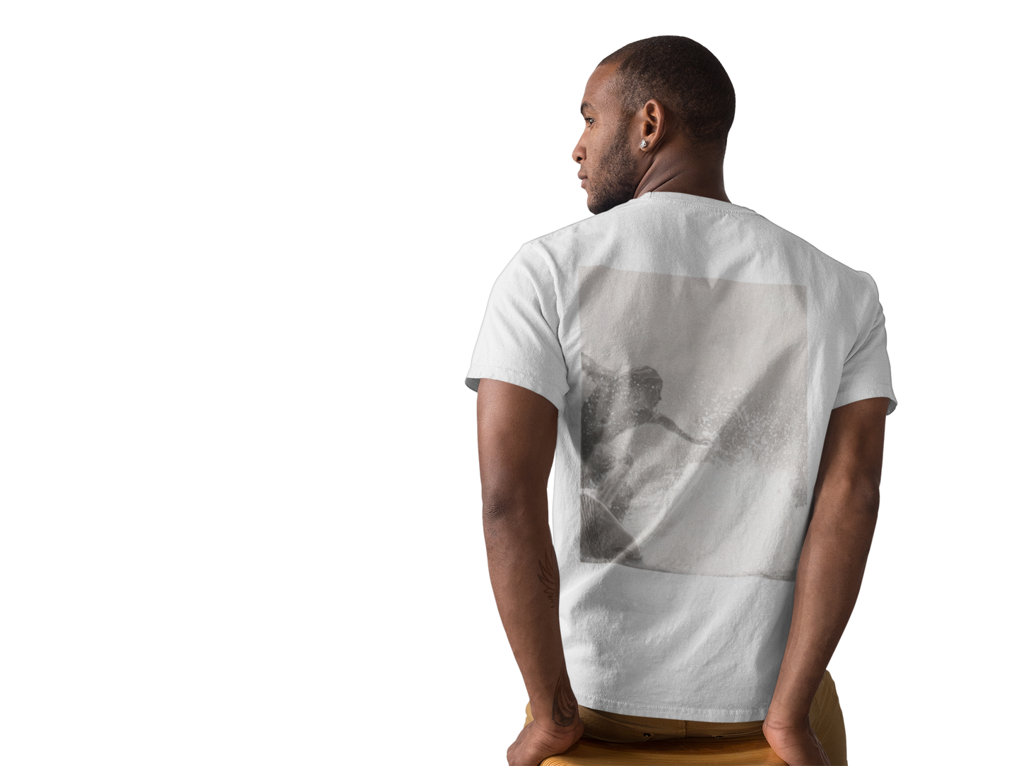 Surfer - Original Drawing - Men's Staple Tee